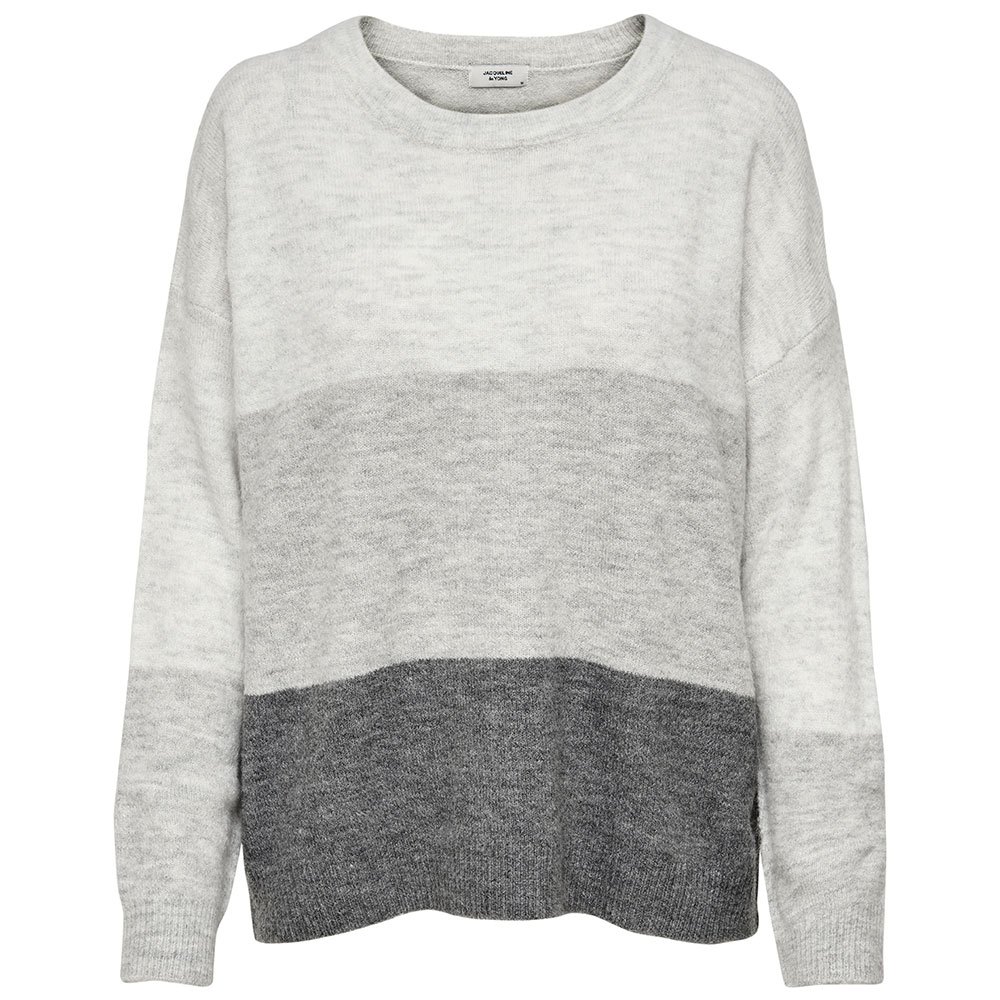 Sweaters Jdy Elanora Stripe Sweater Grey