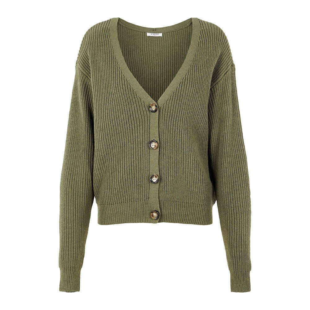 Sweaters Pieces Karie Cardigan Green