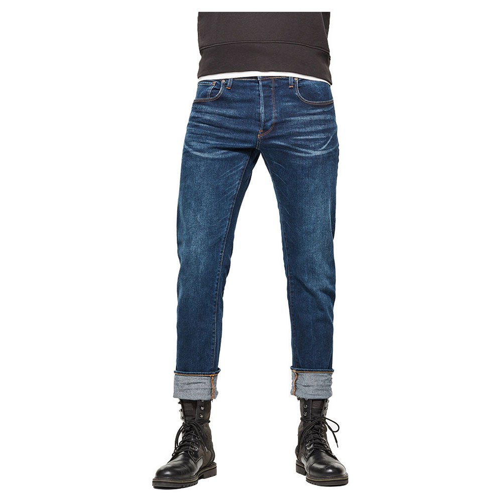 Clothing Gstar 3301 Straight Jeans Blue
