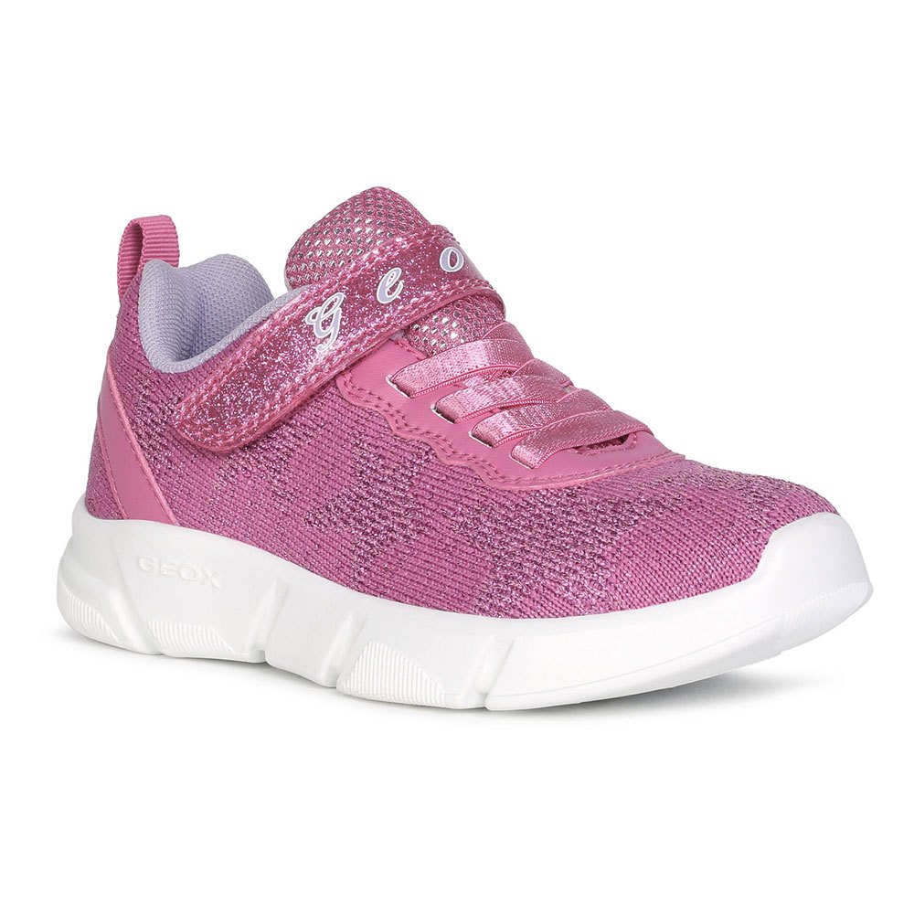 Chaussures Geox Baskets Fille Aril Fuchsia / Lilac