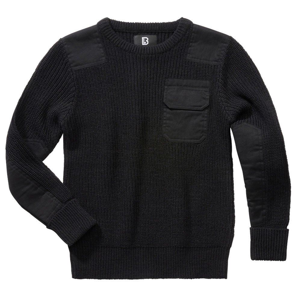 Boy Brandit BW Crew Neck Sweater Black