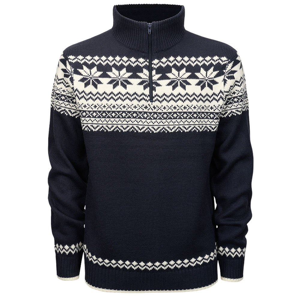 Clothing Brandit Troyer Norweger High Neck Sweater Blue