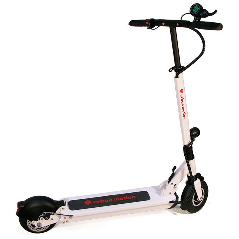 Electric Scooters Urban Motion Pro Double Suspension 350W Electric Scooter White