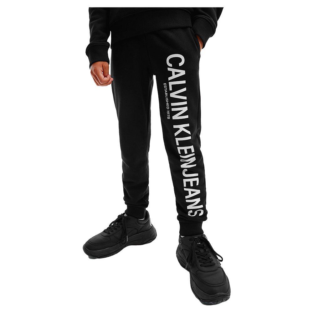 Boy Calvin Klein Inst Hero Logo Sweat Pants Black