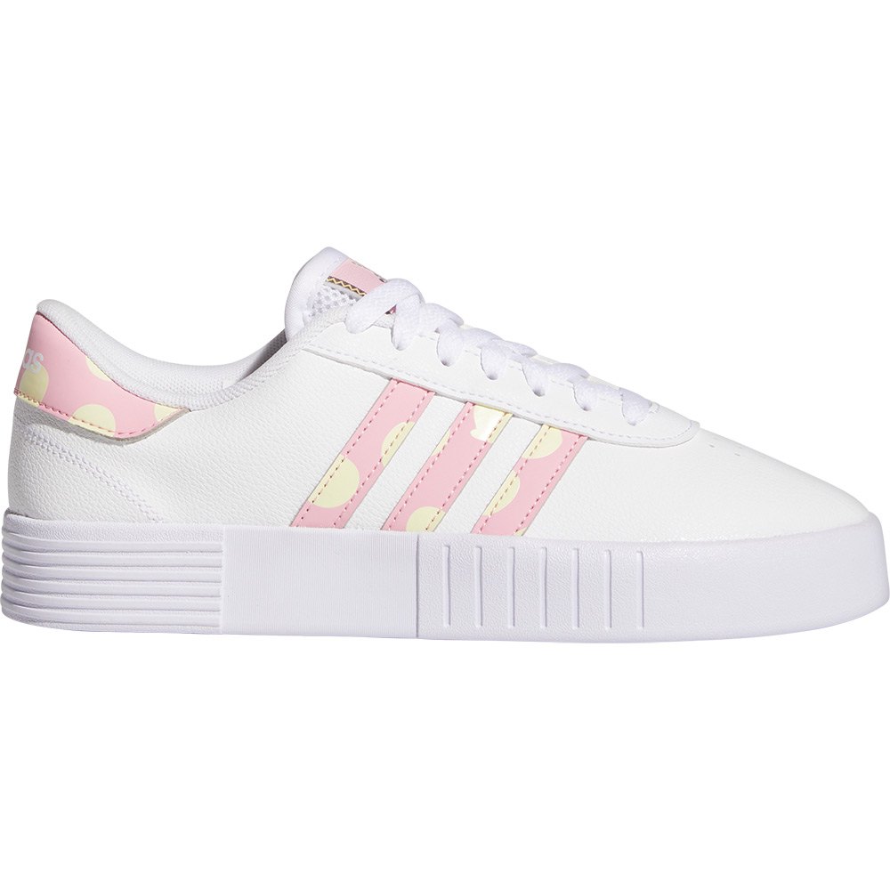 Chaussures adidas Formateurs Court Bold Ftwr White / Light Pink / Almost Lime