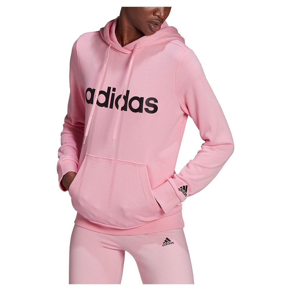Femme adidas Sweat à Capuche Linear FT Light Pink / Black