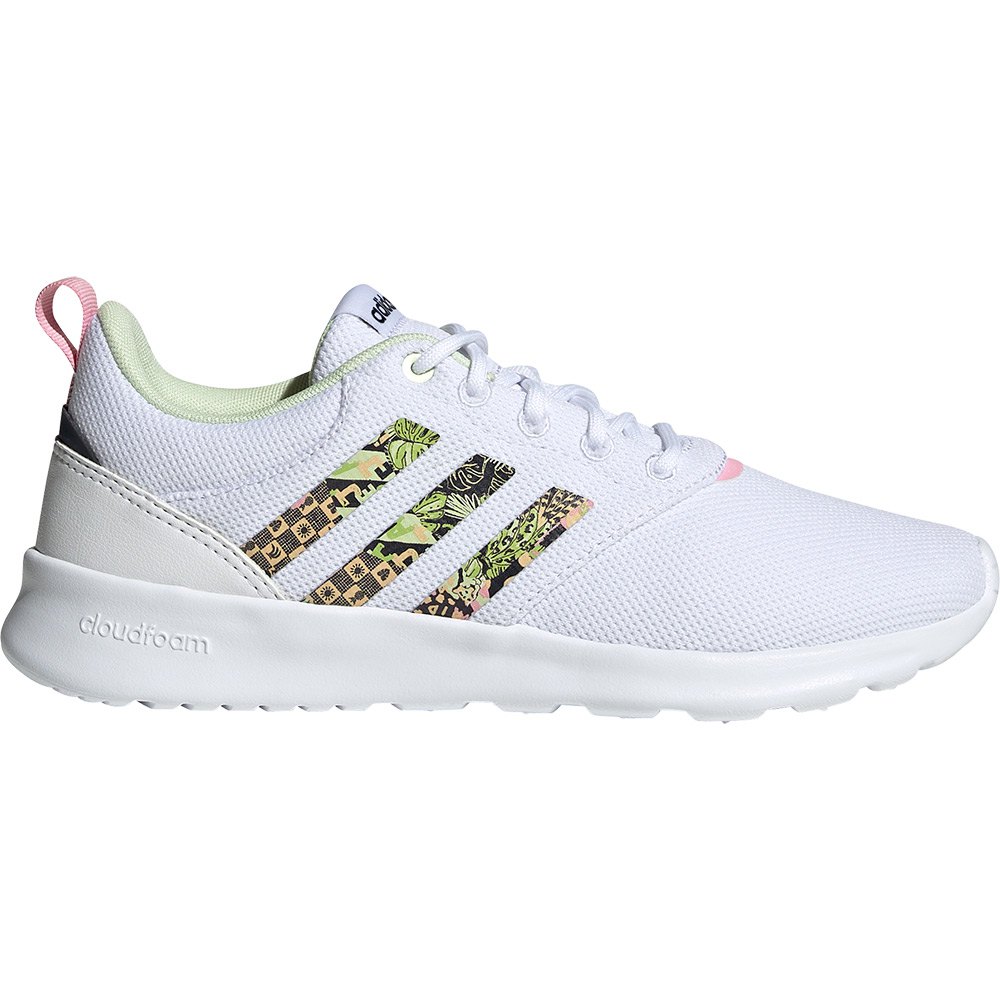 Chaussures adidas Formateurs QT Racer 2.0 Ftwr White / Light Pink / Almost Lime