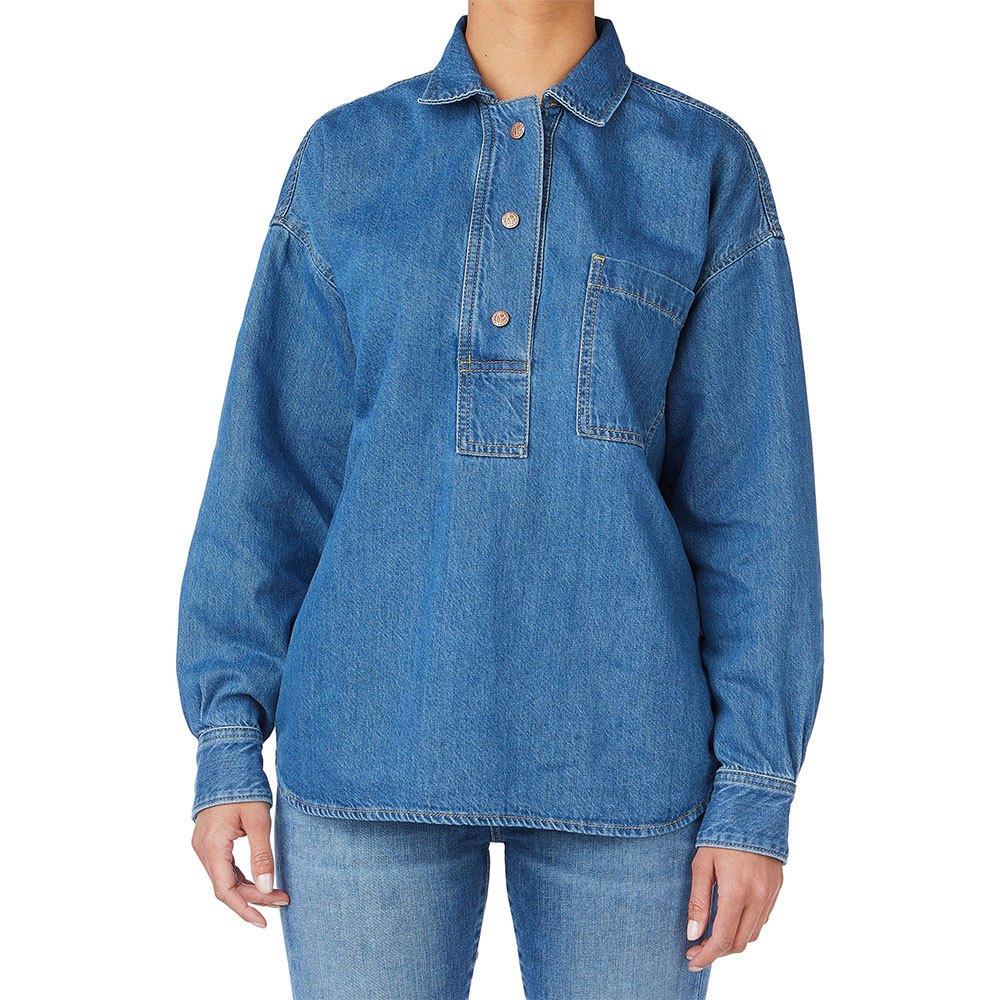 Clothing Pepe Jeans Riley Shirt Blue