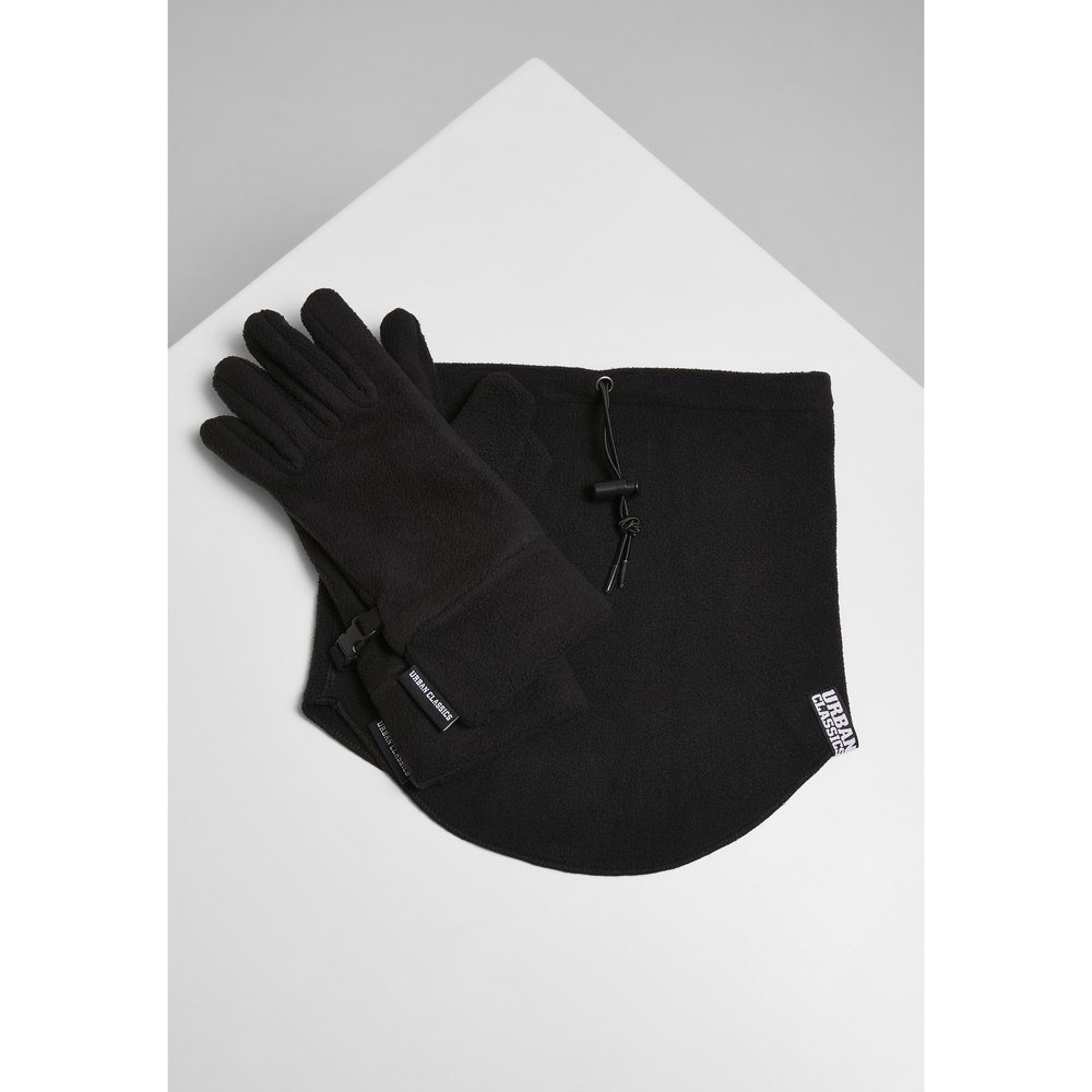 Accessoires Urban Classics Gants Et Collier Fleece Winter Set Black