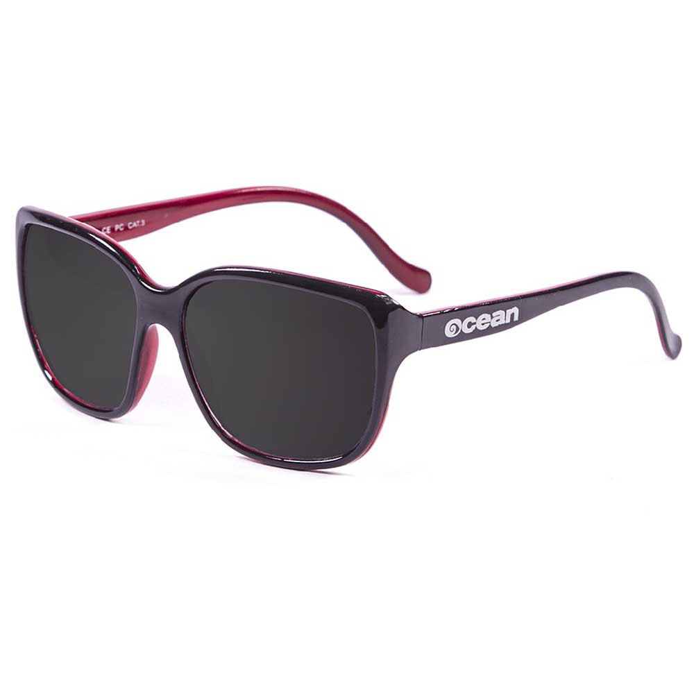 Casual Ocean Sunglasses Lunettes De Soleil Gala Shiny Black With Smoke Lens Shiny Black