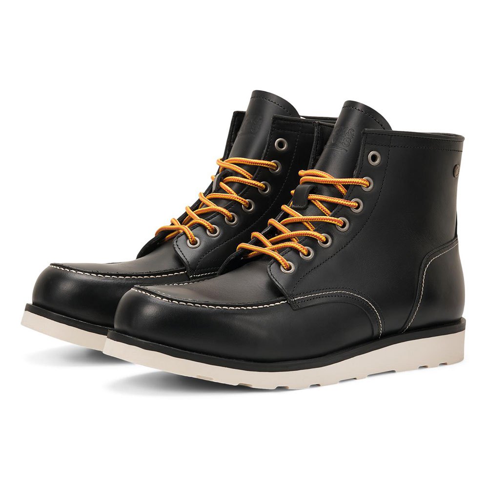 Shoes Jack & Jones Darwin Leather Booties Black