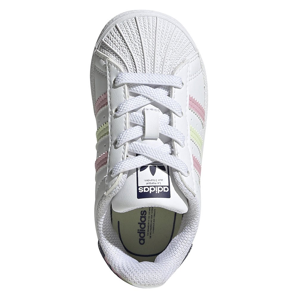 Enfant adidas originals Baskets Bébé Superstar El Ftwr White / Almost Lime / True Pink