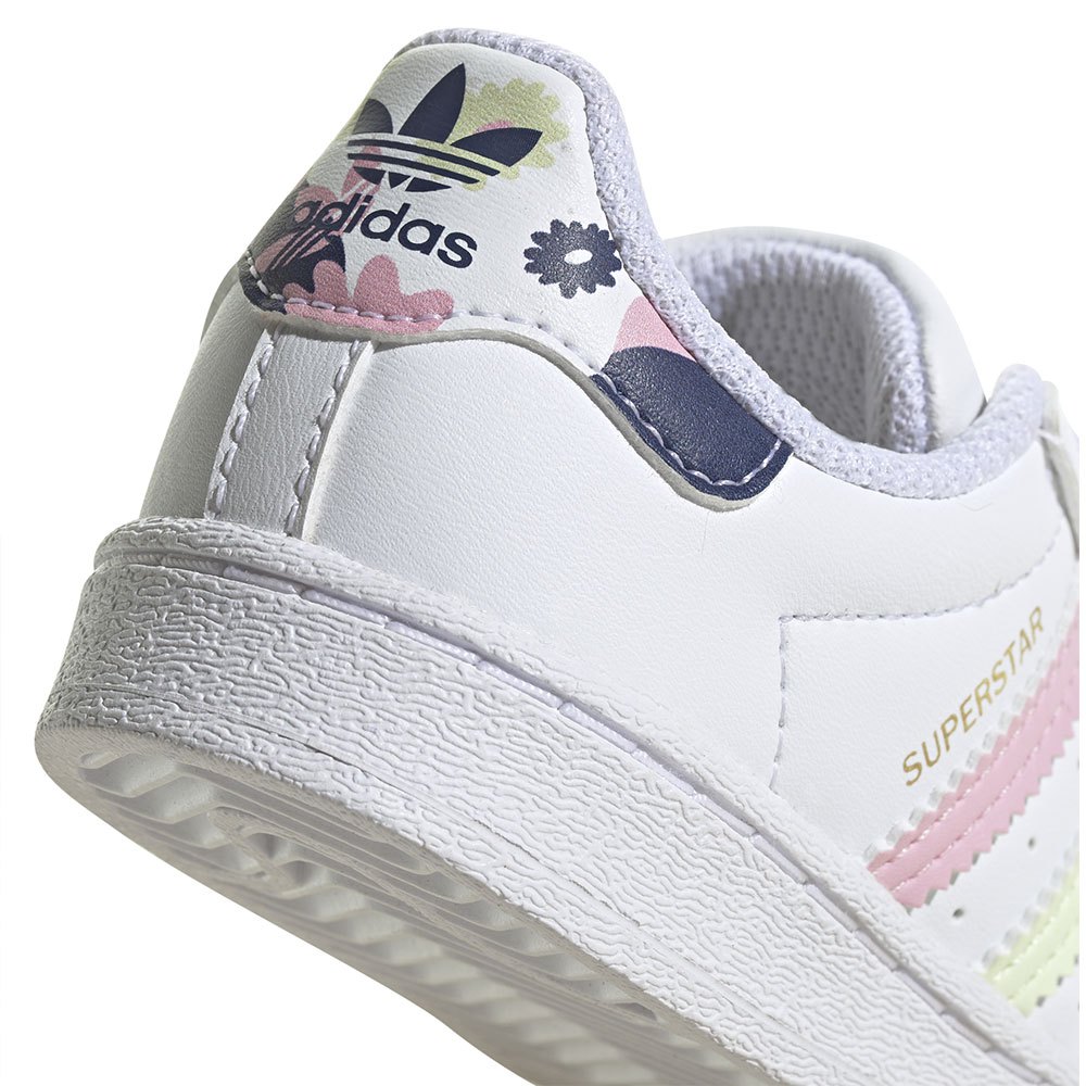 Enfant adidas originals Baskets Bébé Superstar El Ftwr White / Almost Lime / True Pink