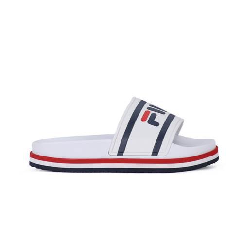 Chaussures Fila Des Chaussures Morro Bay Zeppa Wns White / Navy Blue