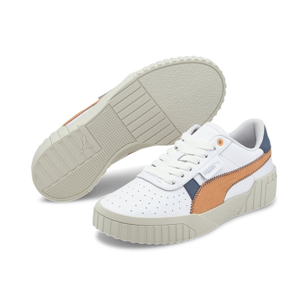 Chaussures Puma Formateurs Cali Retro White / Orange
