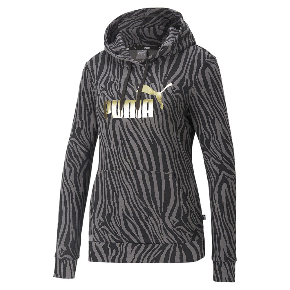 Vêtements Puma Sweat à Capuche Ess+ Tiger Aop Puma Black