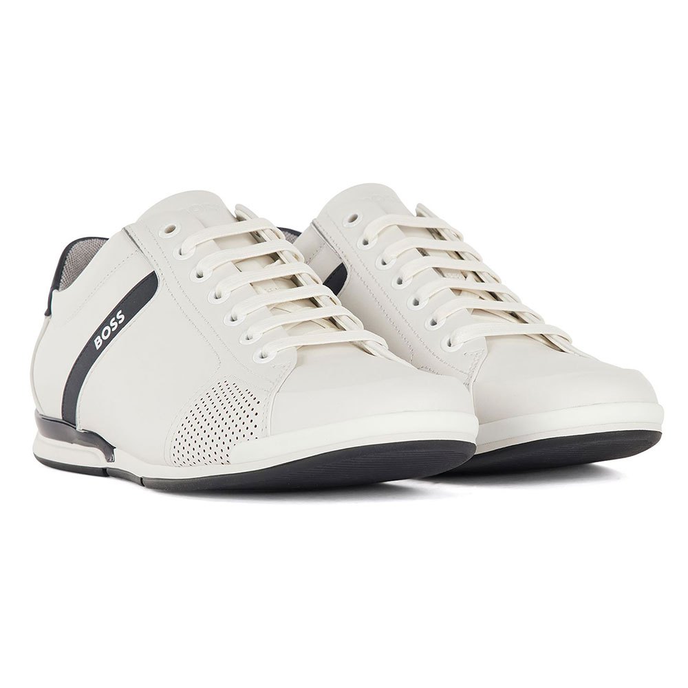 Homme BOSS Baskets Saturn Lowp lux4 White