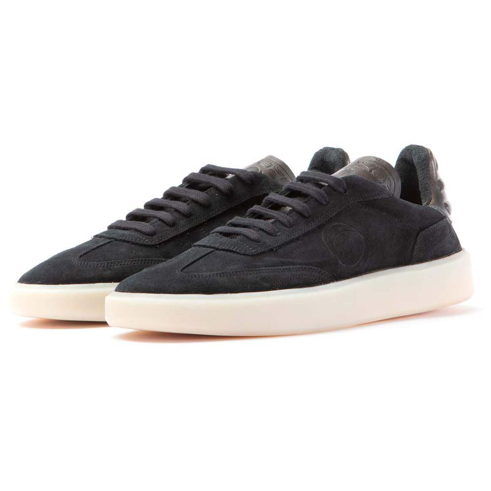 Homme Pantofola D Oro Chaussures Urbaines League Suede Black / Charcoal