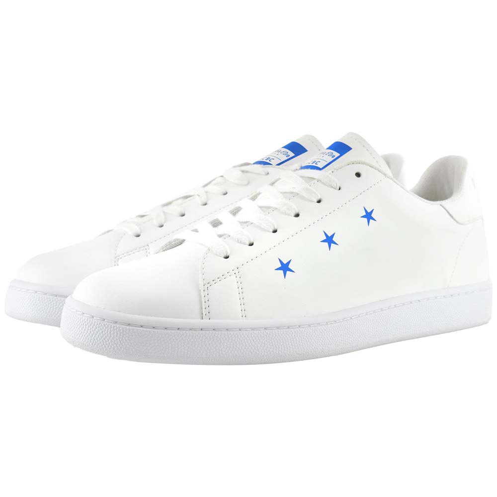 Chaussures Pantofola D Oro Chaussures Urbaines Timeless White / Nautical Blue Plain