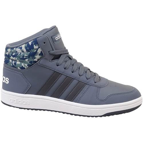 Baskets adidas Des Chaussures Hoops Mid 20 K Grey