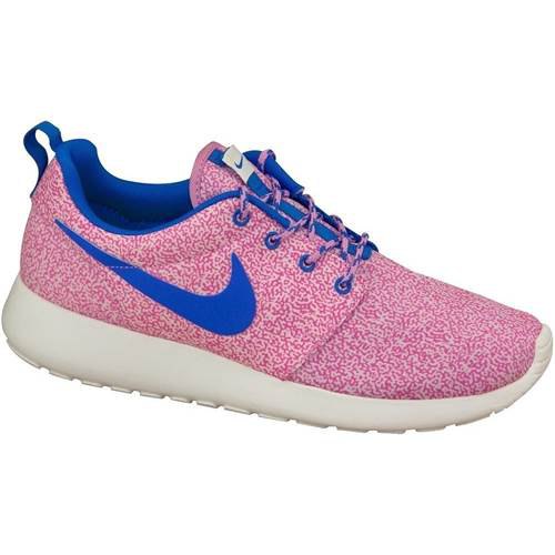 Chaussures Nike Des Chaussures Rosherun Print Wmns Pink / Blue