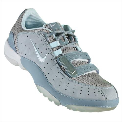 Femme Nike Des Chaussures Air Flye Ltrainer Grey / Light blue