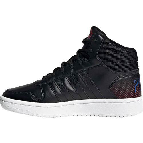 Baskets adidas Des Chaussures Hoops Mid 20 K Black / White