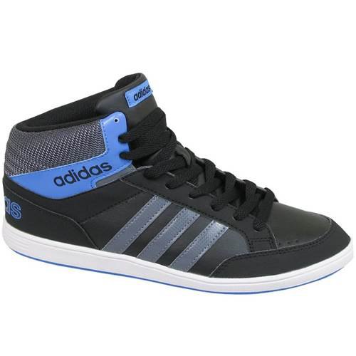Chaussures adidas Des Chaussures Hoops Mid K Black / Blue / Graphite