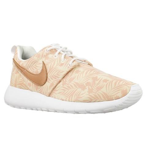 Chaussures Nike Des Chaussures Roshe One Print Gs Beige