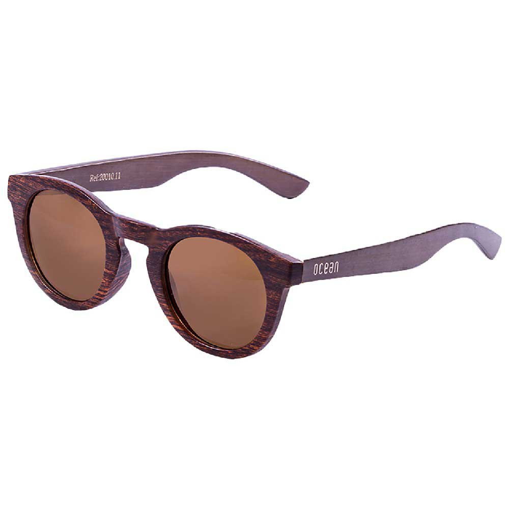 Femme Ocean Sunglasses Des Lunettes De Soleil San Francisco Bamboo / Dark Brown