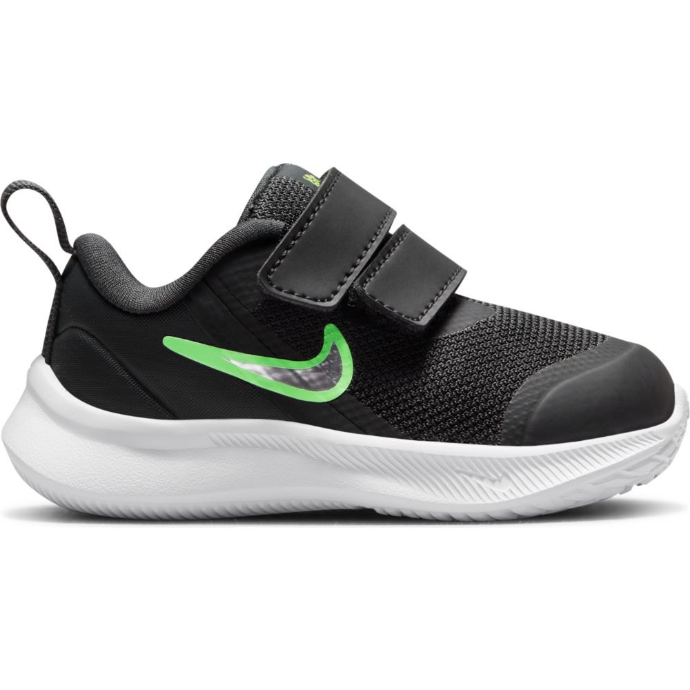 Chaussures Nike Formateurs Star Runner 3 TDV Black / Chrome / Dk Smoke Grey / Green Strike