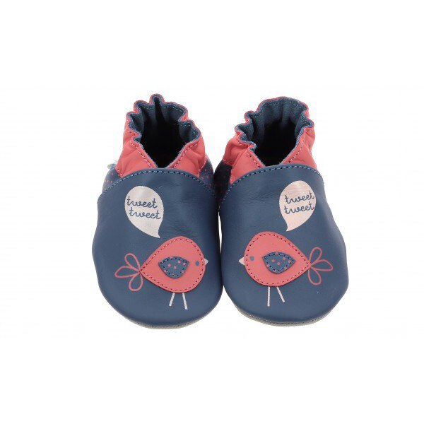 Chaussures Robeez Pantoufles Pour Enfants Robeez Cute Chicks bleu foncé