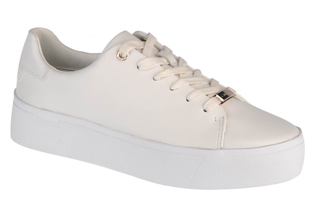Chaussures Calvin Klein Formateurs Flatform Lace Up Hw0Hw00575-0K4 white