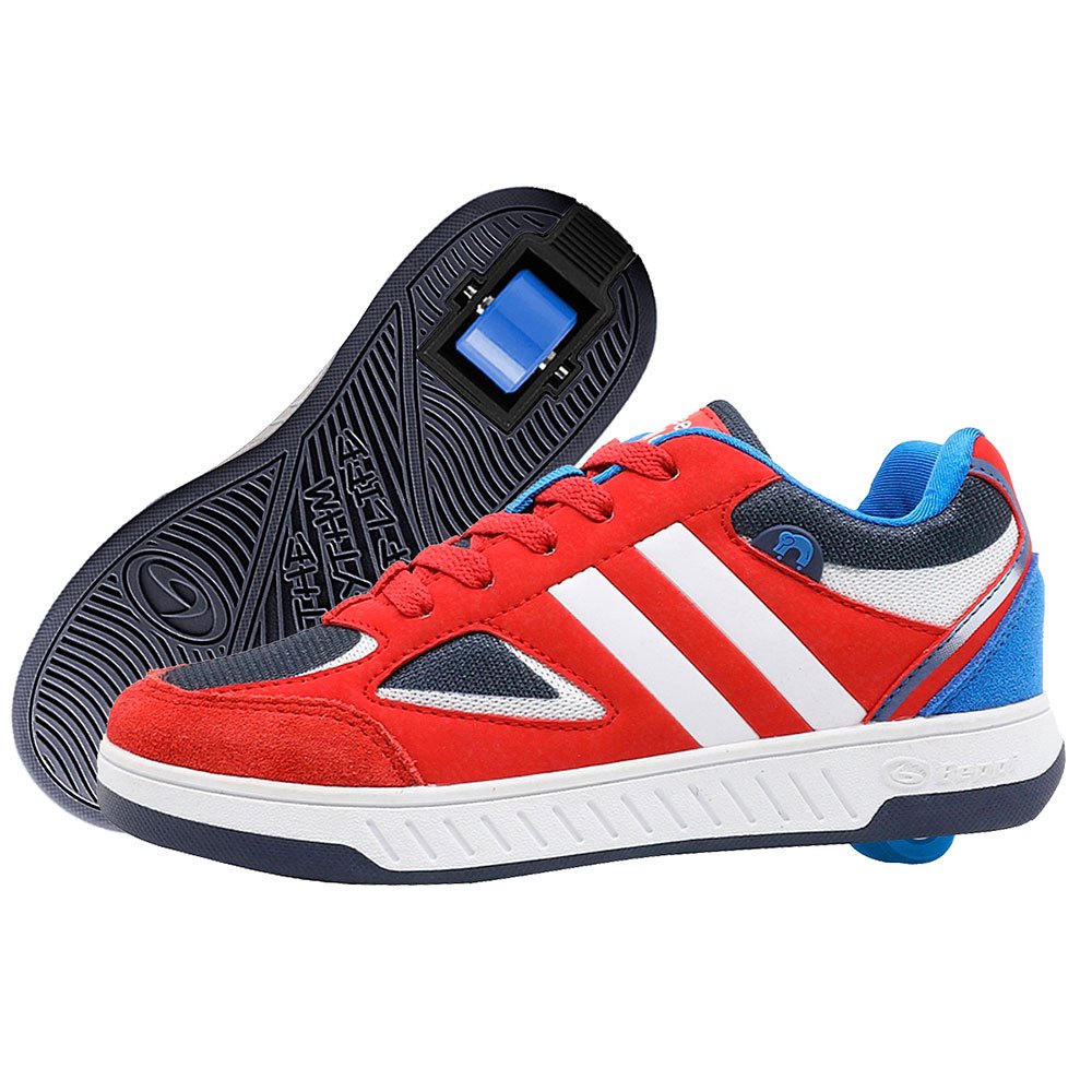 Chaussures Breezy Rollers Baskets À Roulettes 2180182 Red / White / Blue