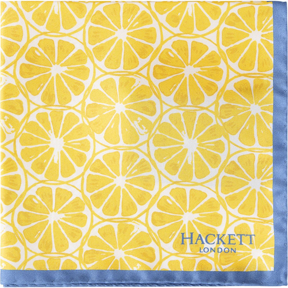 Écharpes Hackett Mouchoir Lemon Print 3 Paires Yellow