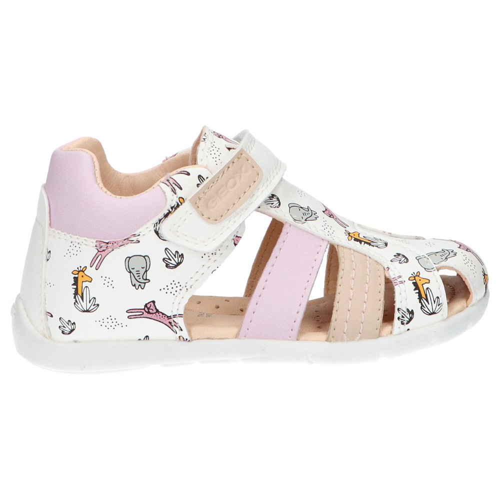 Chaussures Geox Sandales Elthan White / Pink