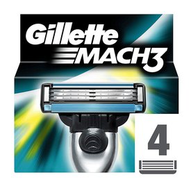 Gillette Mach3 Vervangende 4 Pak