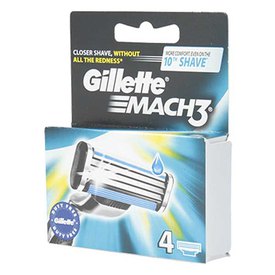 Gillette Mach3 Razor Blade Refills 4 Units