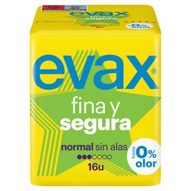 Evax Fine And Safe Normal 16 Units Compresses