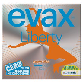 Evax Liberty Super Vleugels 10 Eenheden Comprimeert