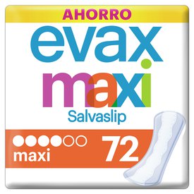Evax Compresas Salvaslip Maxi 72 Unidades