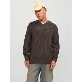 Jack & jones Cosy Cable V Neck Sweater