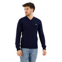 lacoste-classic-fit-ribbed-v-cotton-pullover