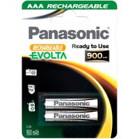 Panasonic 1x2 NiMH Micro AAA 900mAh Batterien