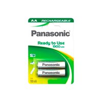 Panasonic 1x2 NiMH Mignon AA 1900mAh Gebrauchsfertige Batterien
