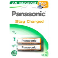 Panasonic 1x2 NiMH Mignon AA 1000mAh Gebrauchsfertige DECT-Batterien