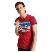 superdry-t-shirt-manche-courte-vintage-logo-cali-stripe