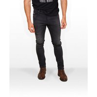Skull rider Jeans Distressed Effect Tappared