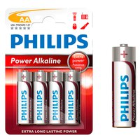 Philips アルカリ電池 IR06 AA 4 単位