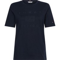 tommy-hilfiger-t-shirt-manche-courte-col-ras-du-cou-regular-metallic